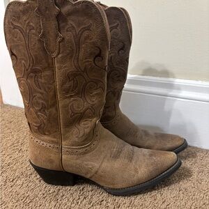 Justin Boots Brown Western Women's Shoes